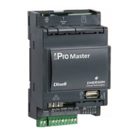 Emerson Dixell iPro Master IPM500D Installing and operating instructions
