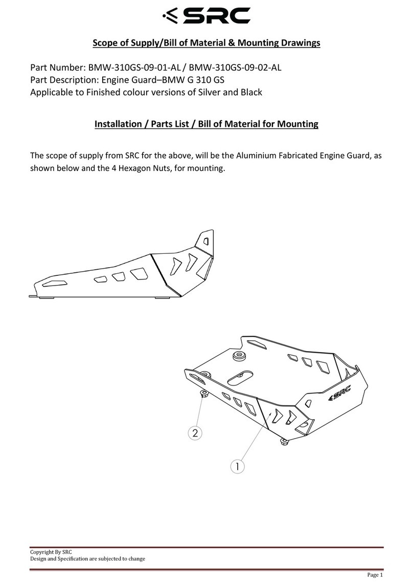 SRC BMW-310GS-09-01-AL User manual SRC BMW-310GS-09-01-AL User manual