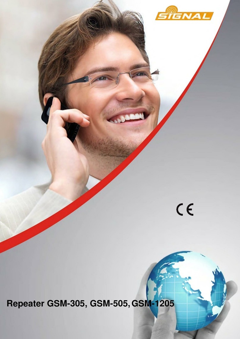 Signal GSM-305 user manual