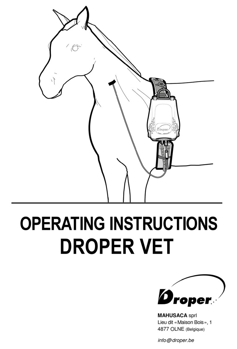 Droper VET operating instructions