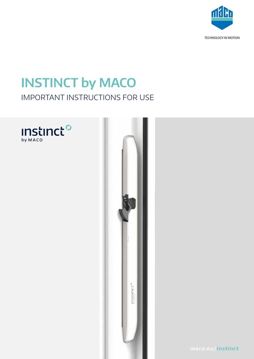 Maco INSTINCT User manual