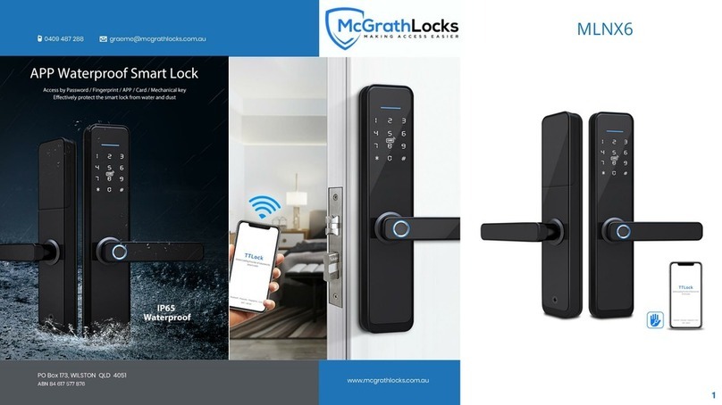 McGrathLocks MLNX6 User manual