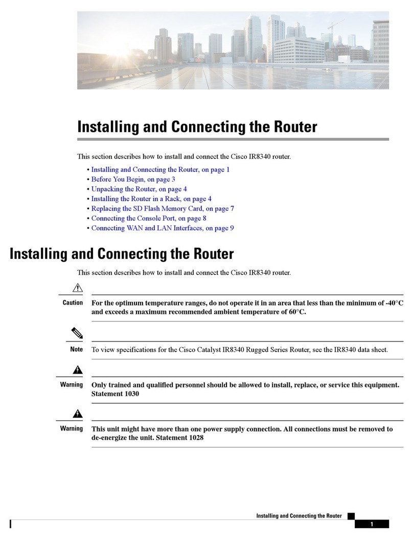 Cisco IR8340 Quick start guide Cisco IR8340 Quick start guide