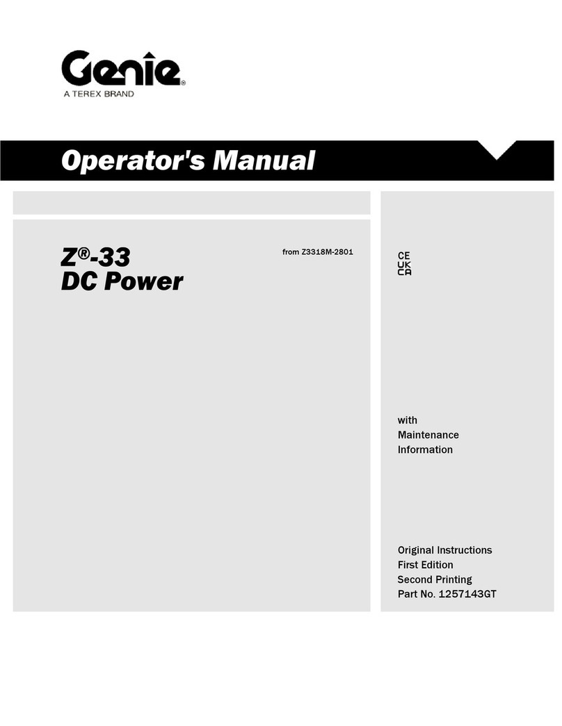 Terex Z-33 Operator's manual