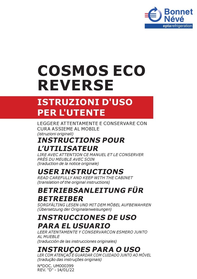Bonnet Neve COSMOS ECO REVERSE User instructions