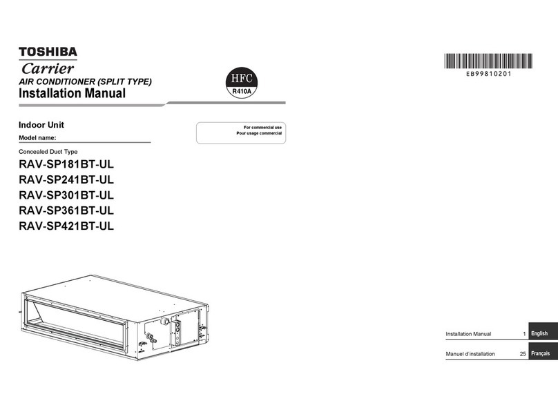 Toshiba RAV-SP181BT-UL User manual