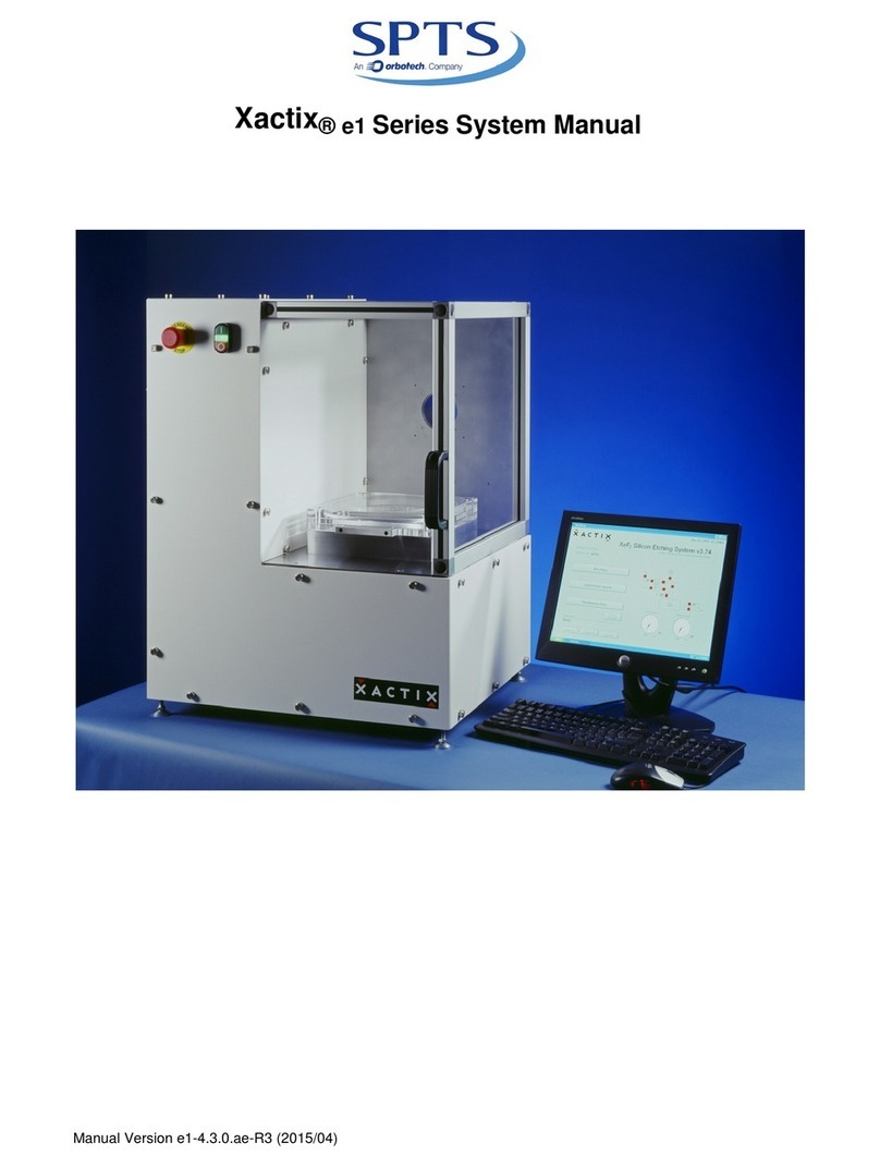 Orbotech SPTS Xactix e1 Series manual