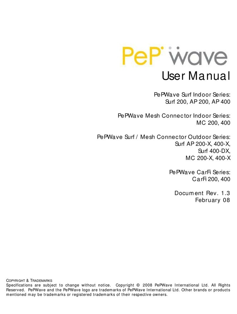 Pepwave Surf Series user manual
