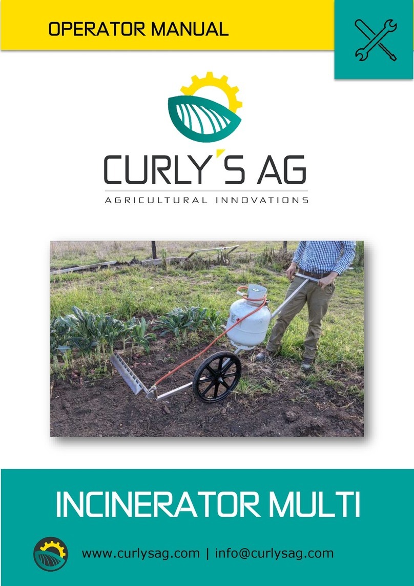 CURLY'S AG INCINERATOR MULTI User manual