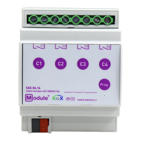 KNX Module SAS-04.16 quick guide