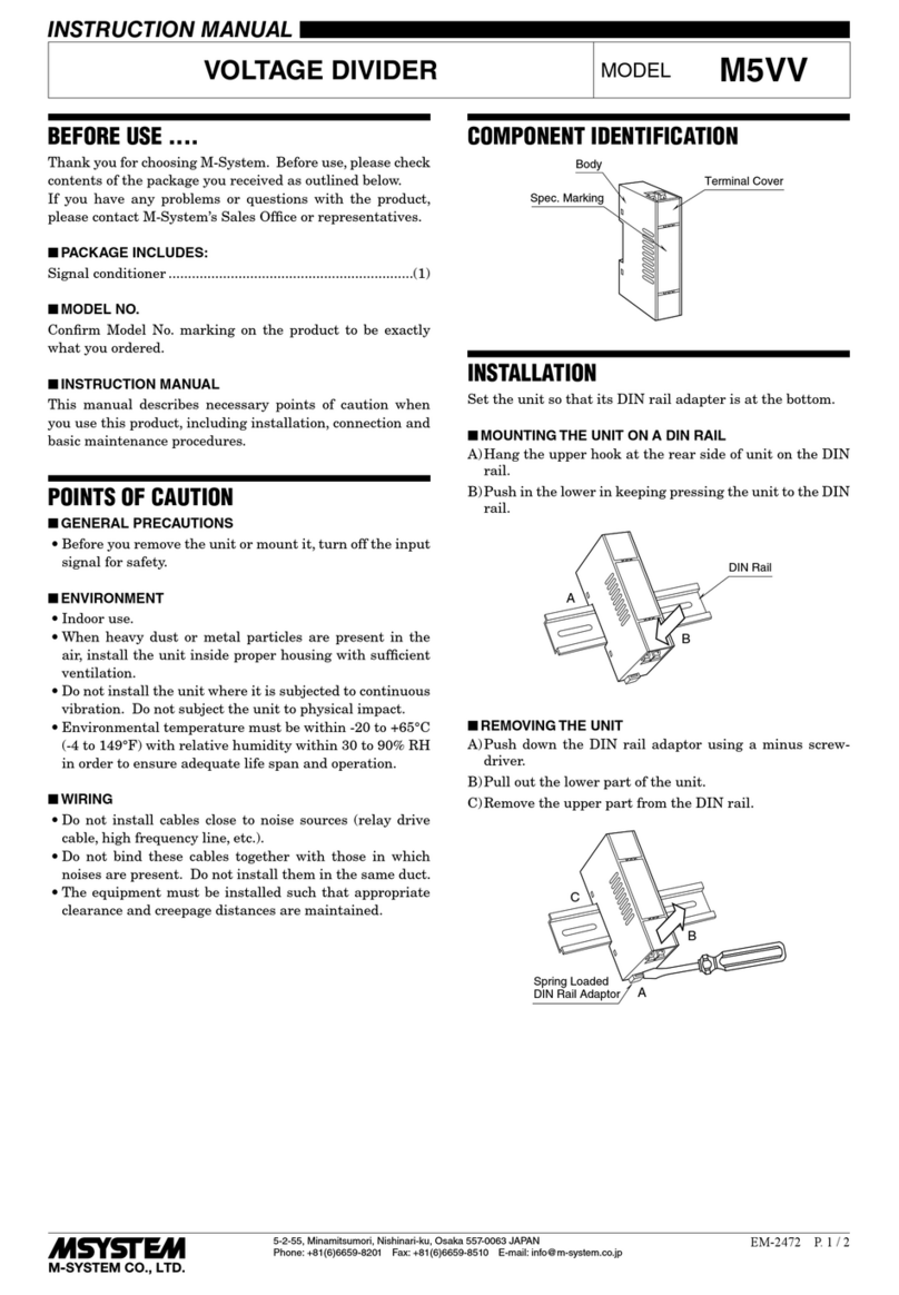 M-system M5VV User manual