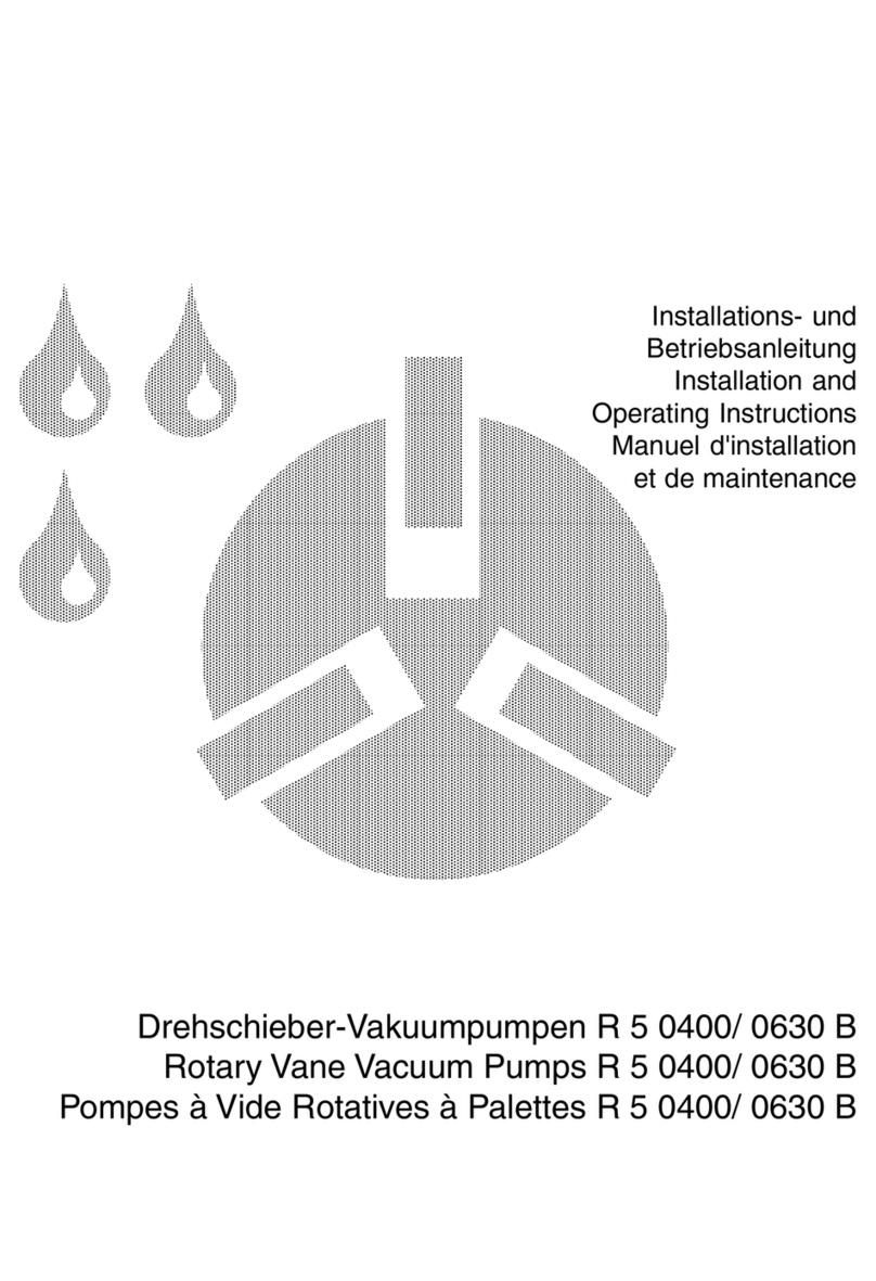 BUSCH R 5 0400 B Installation and operating instructions