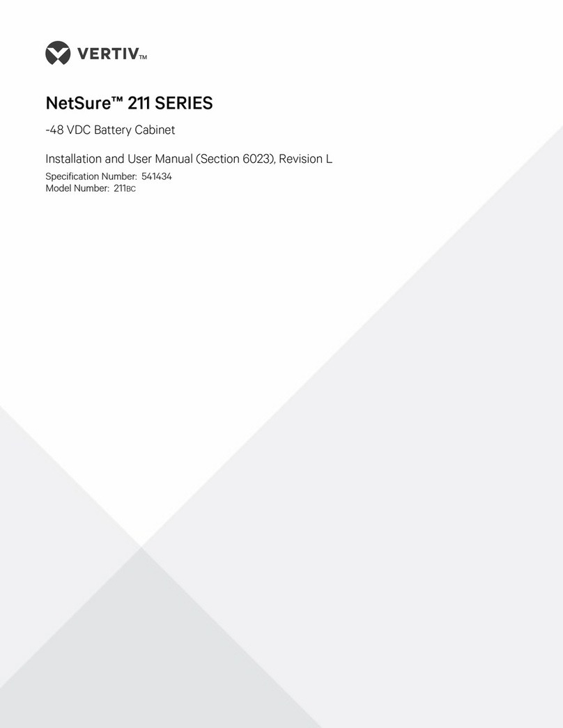 Vertiv NetSure 211 Series Installation and user manual