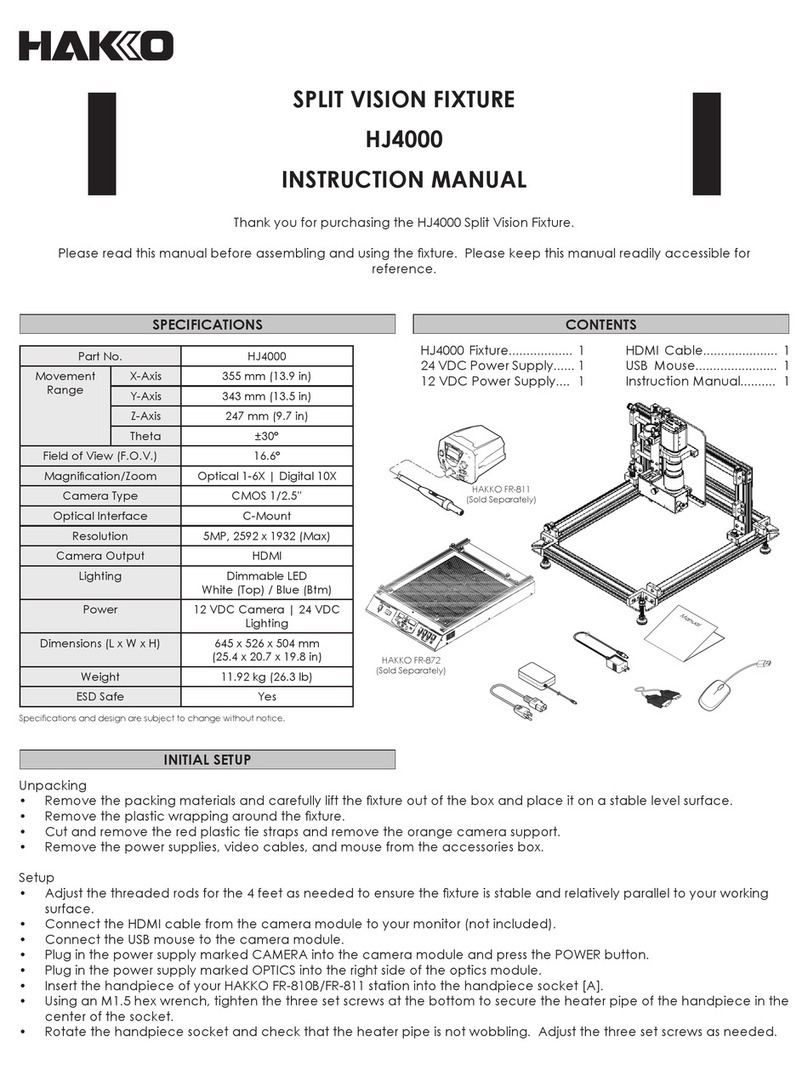 Hakko Electronics HJ4000 instruction manual