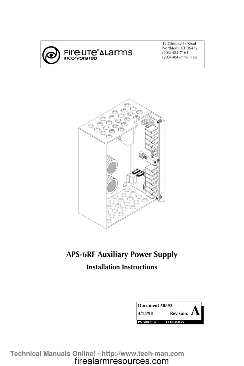 Fire-Lite Alarms APS-6RF installation instructions