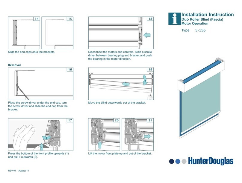 HunterDouglas 5-156 User manual HunterDouglas 5-156 User manual