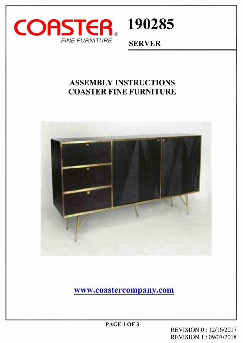 Coaster 190285 User manual