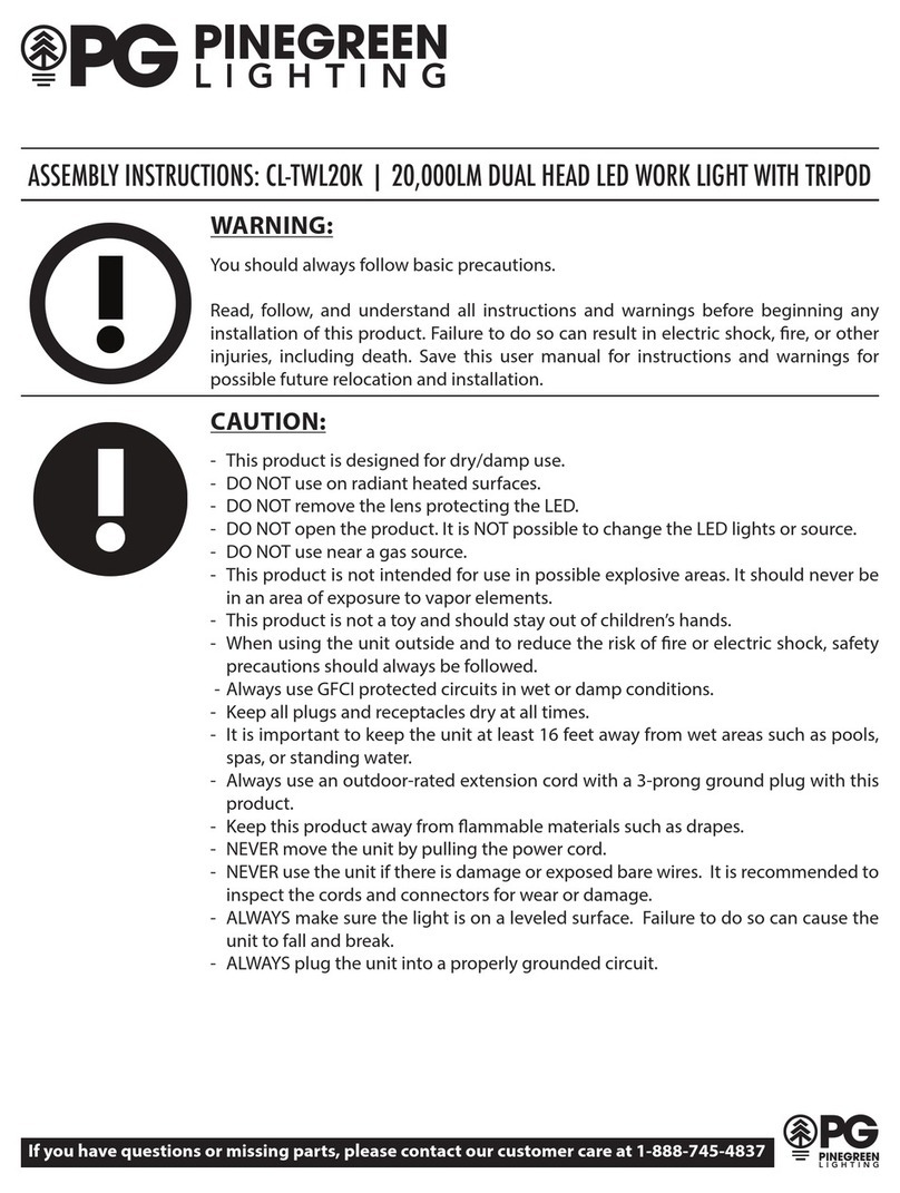 PG CL-TWL20K Assembly instructions