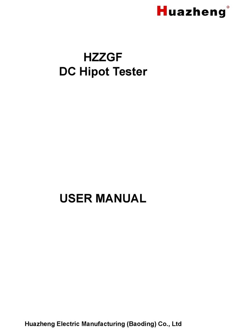 Huazheng HZZGF Series User manual Huazheng HZZGF Series User manual
