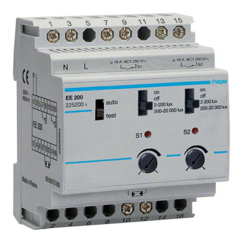 hager EE 200 User manual