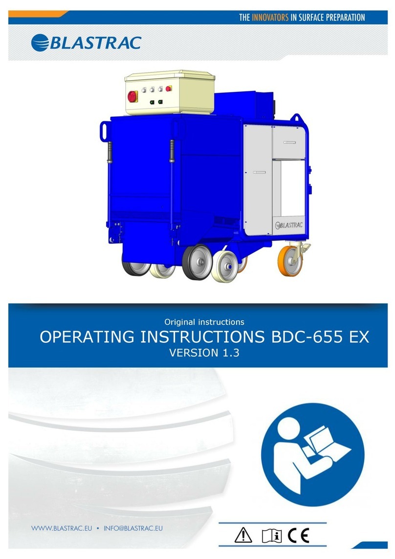 Blastrac BDC-655 EX User manual