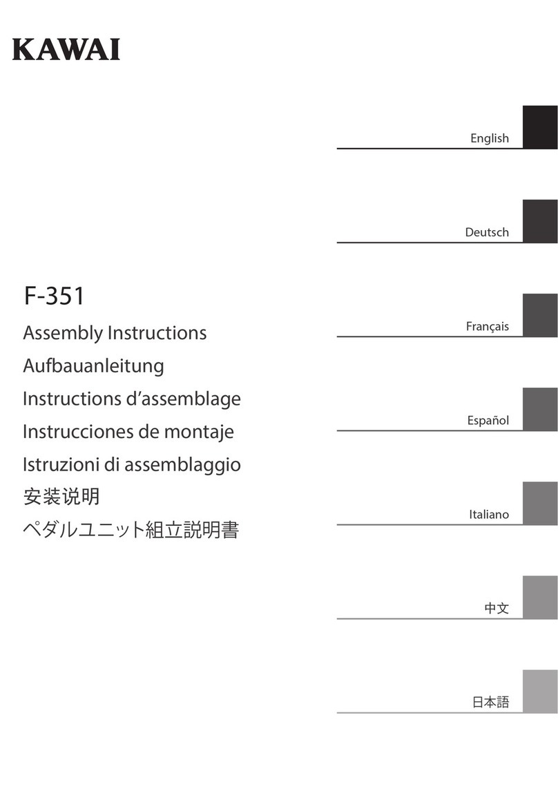 Kawai F-351 Assembly instructions
