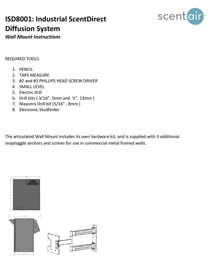 ScentAir ISD8001 instructions