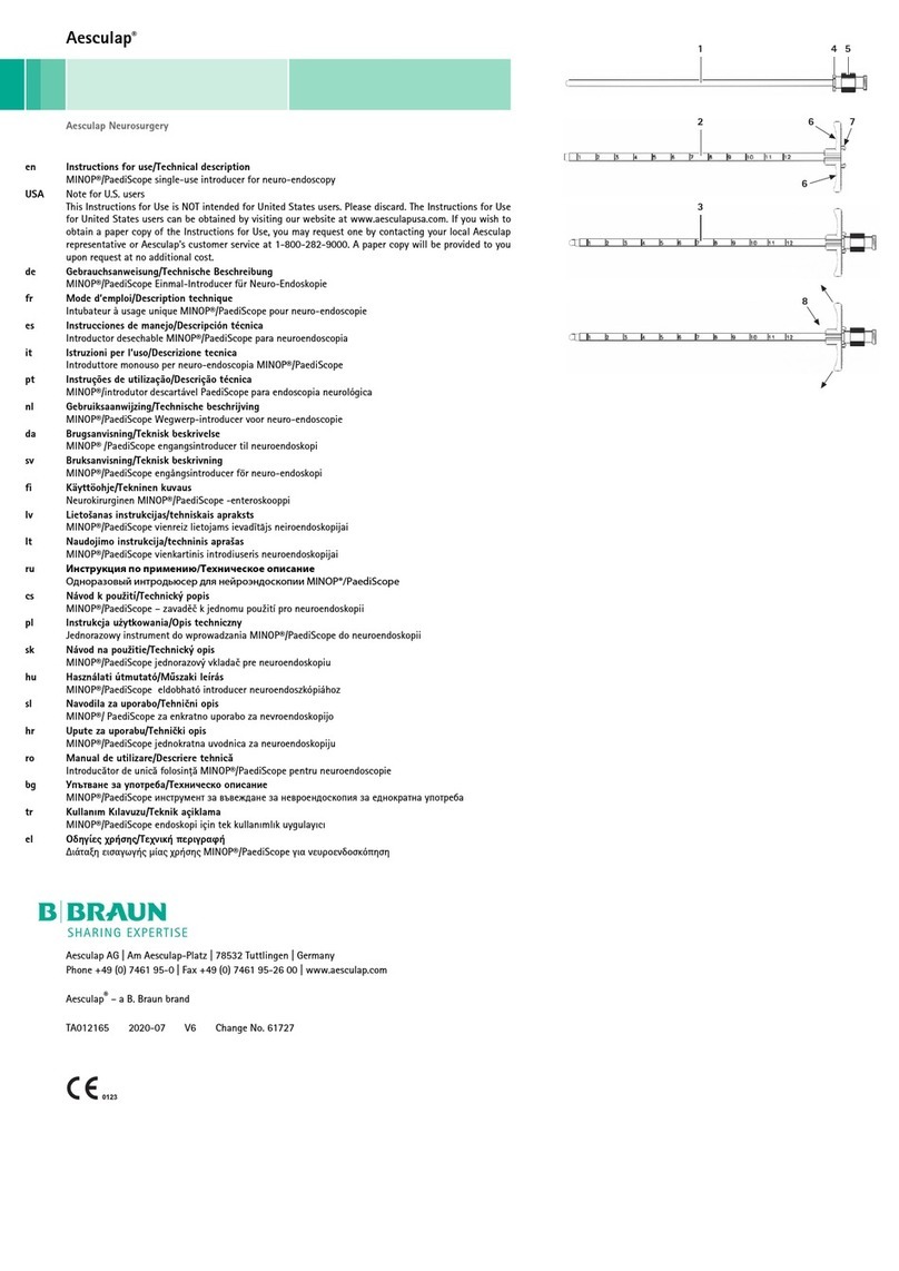Braun Aesculap MINOP PaediScope Manual
