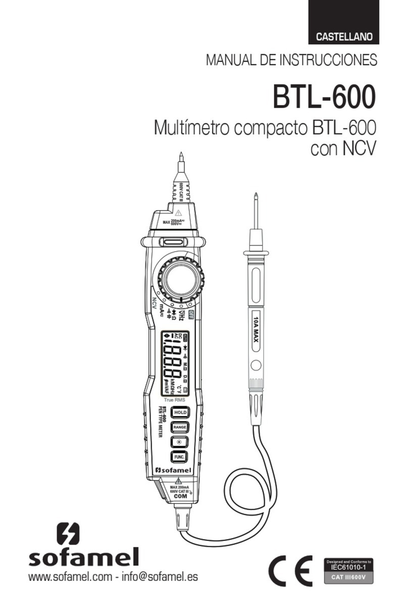 Sofamel BTL-600 user manual