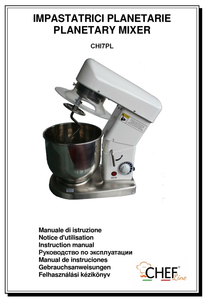 ChefLine CHI7PL User manual