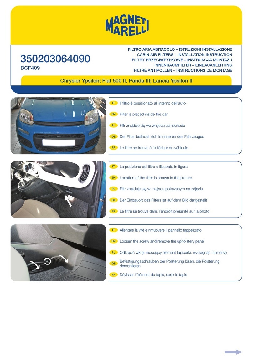 Magneti Marelli 350203064090 installation instructions