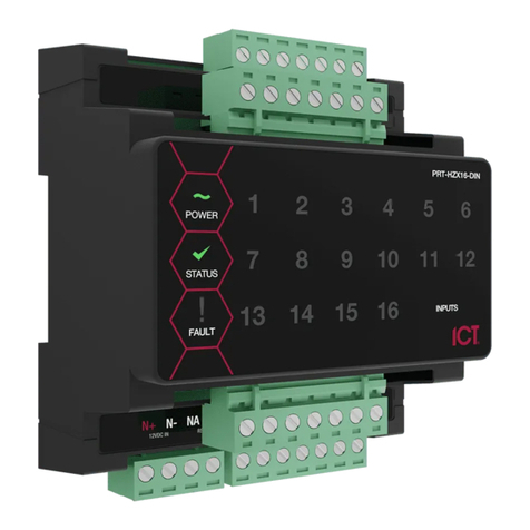ICT PRT-HZX16-DIN installation manual