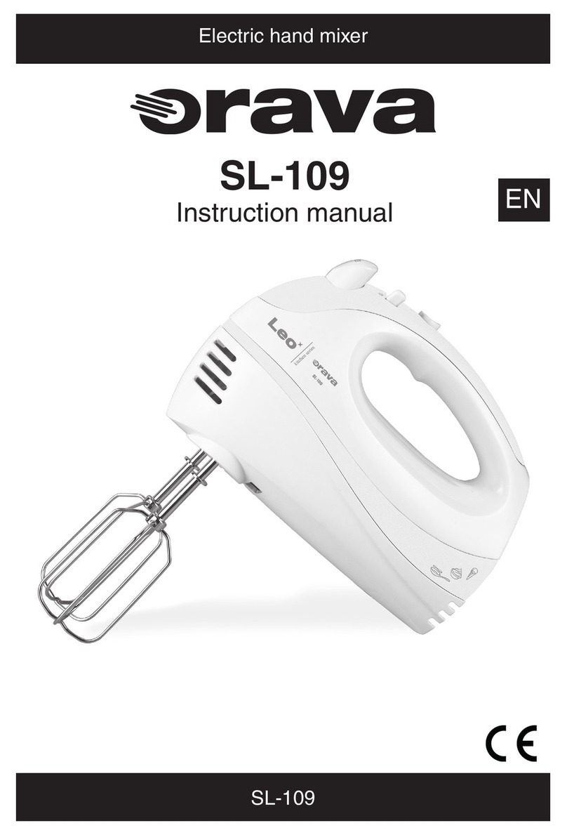 Orava SL-109 instruction manual