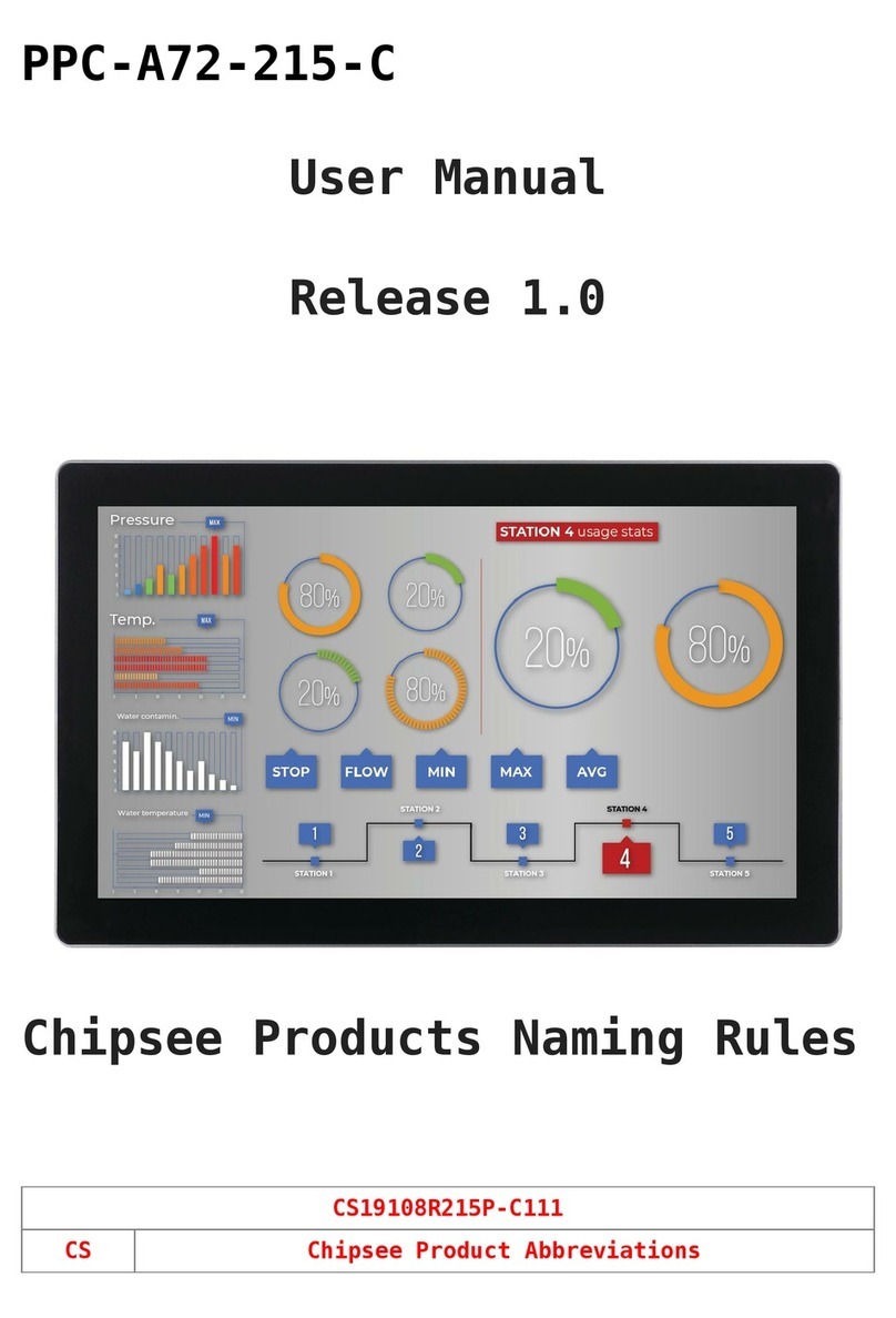 Chipsee PPC-A72-215-C user manual