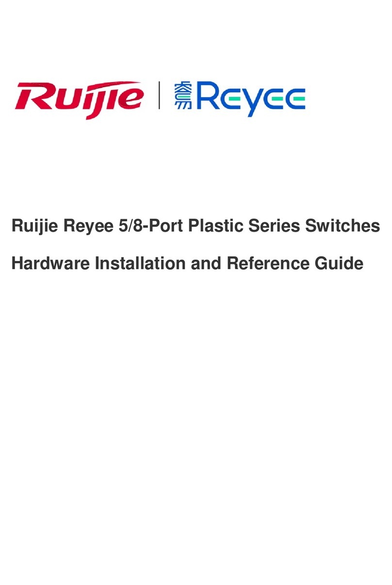 Ruijie Networks RG-ES05 Installation and operating manual