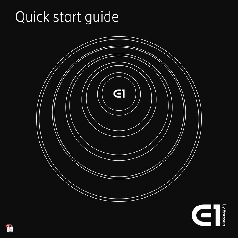 ERICSON E1 quick start guide