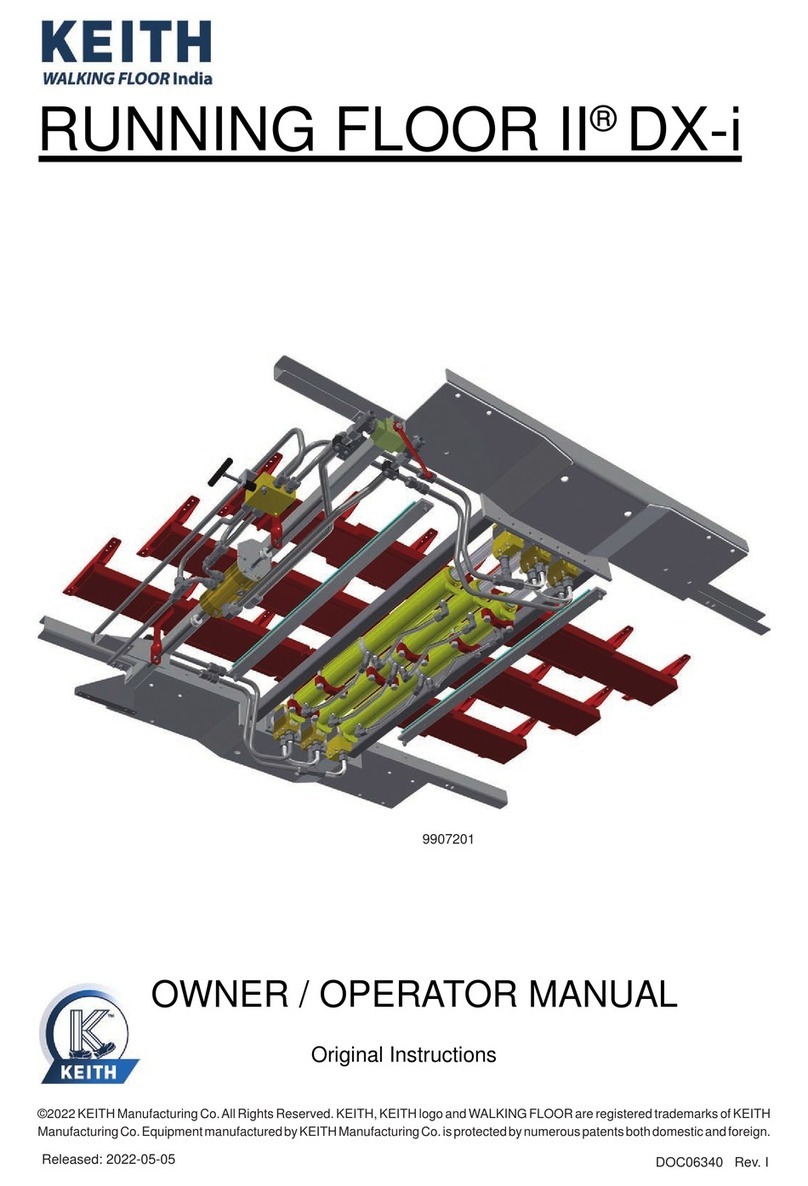 Keith RUNNING FLOOR II DX-i User manual