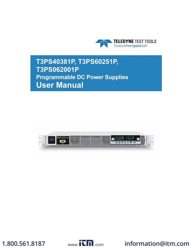 Teledyne LeCroy T3PS Series User manual