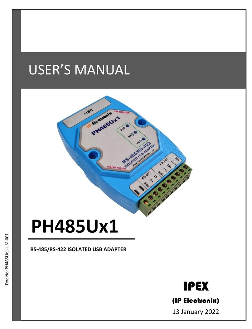 IPEX PH485Ux1 user manual