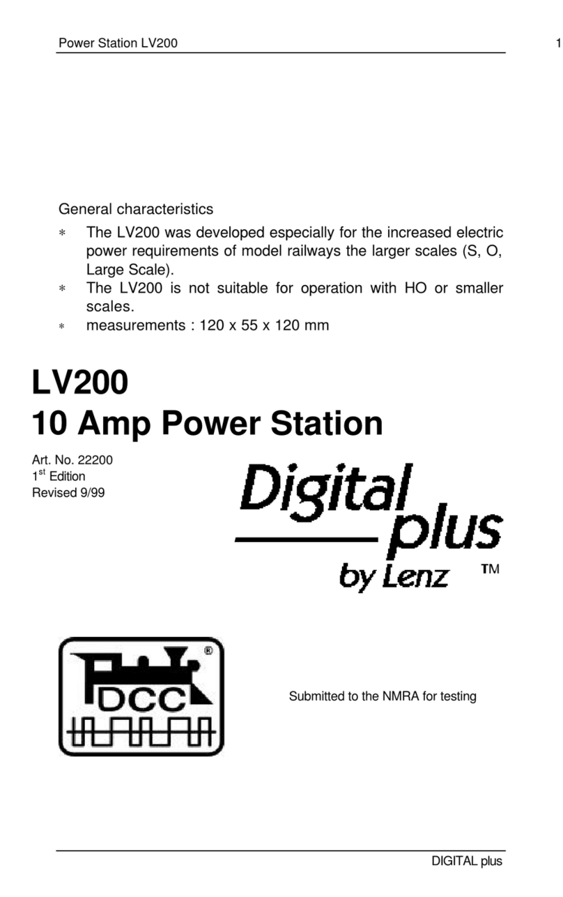 Lenz Digital plus LV200 User manual