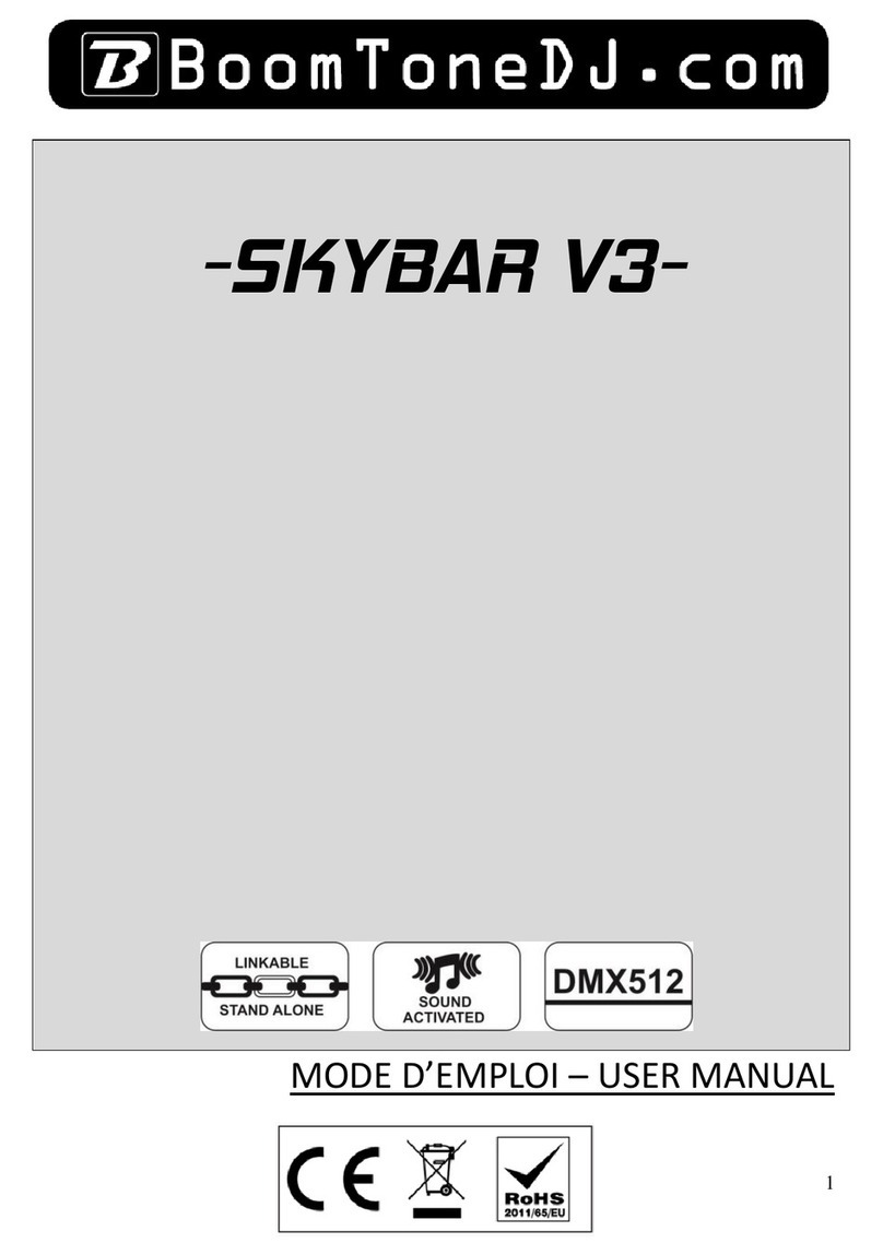 BoomToneDJ SKYBAR V3 user manual