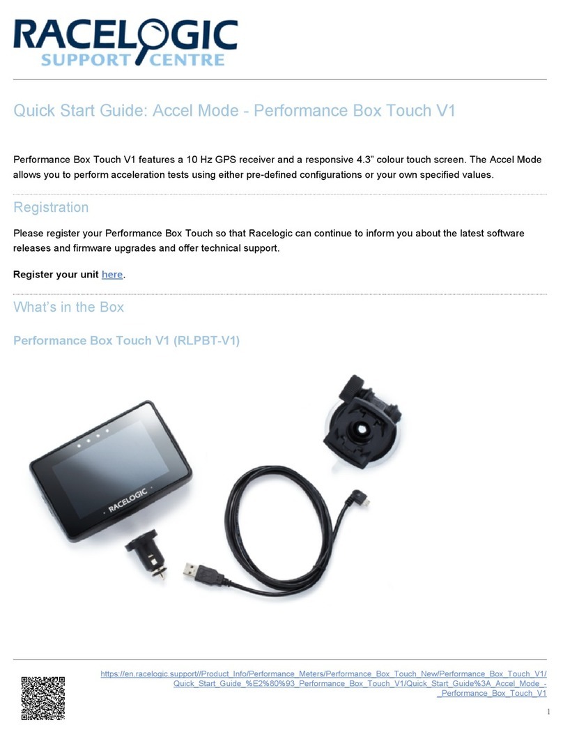 Racelogic RLPBT-V1 User manual
