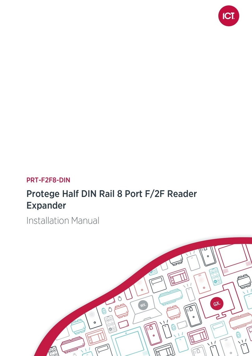 ICT PRT-F2F8-DIN installation manual