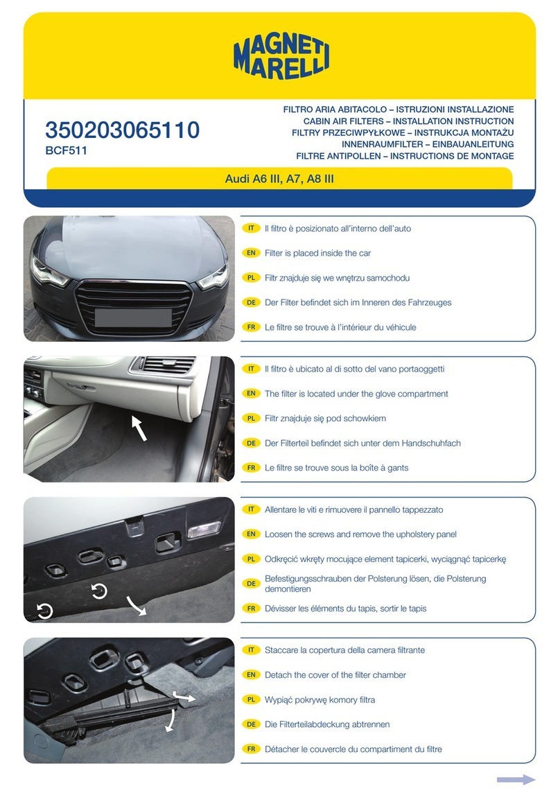 Magneti Marelli 350203065110 Installation instruction
