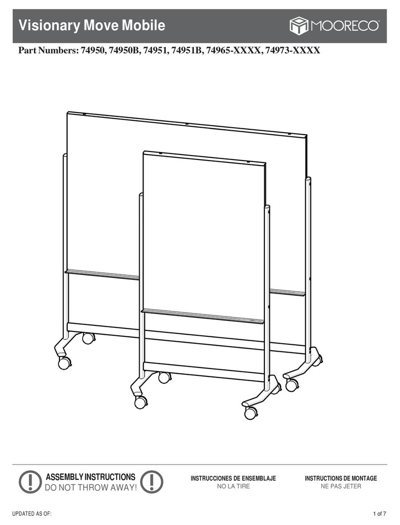 Mooreco Visionary Move Mobile 74965 Series User manual Mooreco Visionary Move Mobile 74965 Series User manual