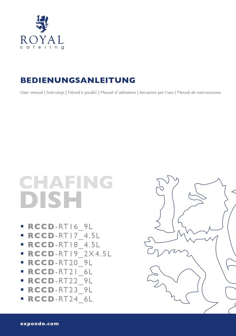 Royal Catering RCCD-RT16 9L User manual