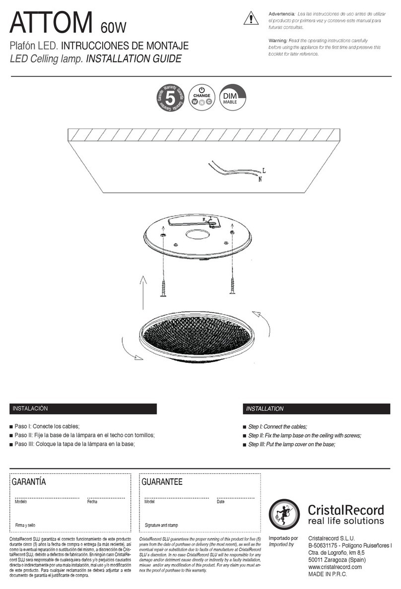 CristalRecord ATTOM User manual