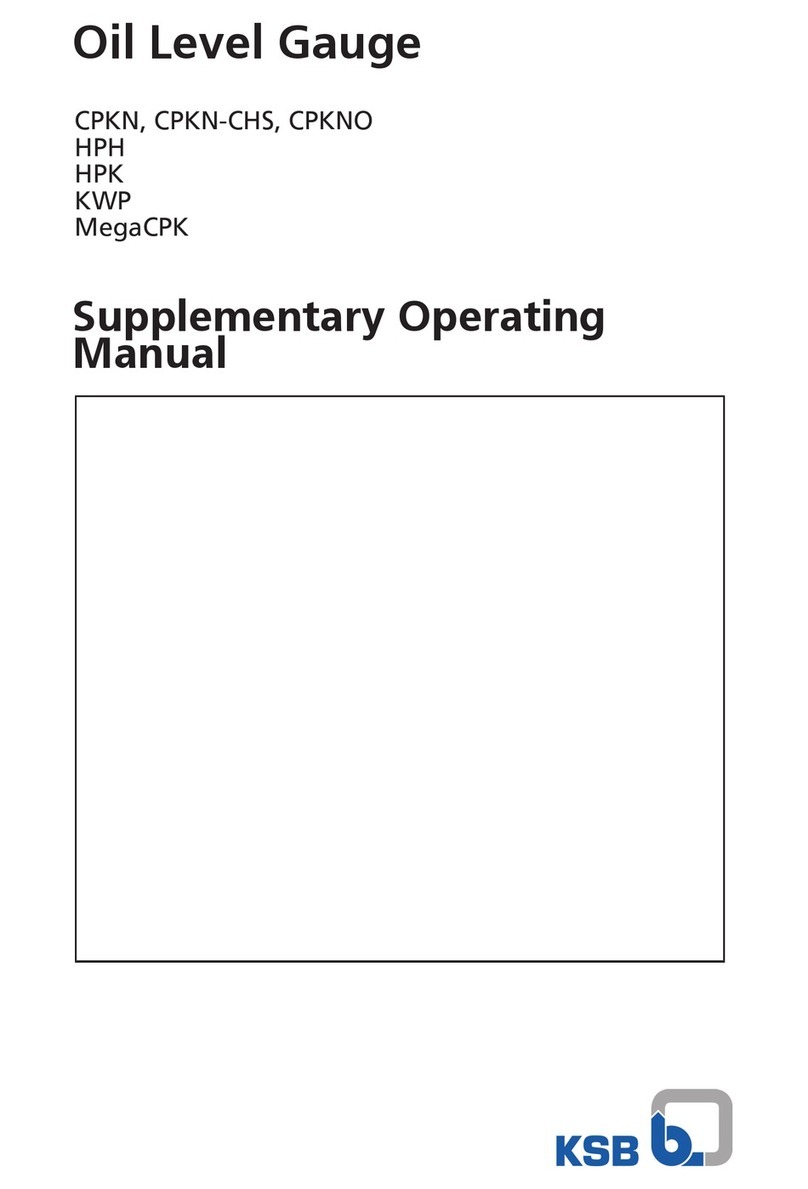 KSB HPK Series Supplementary Operating Manual