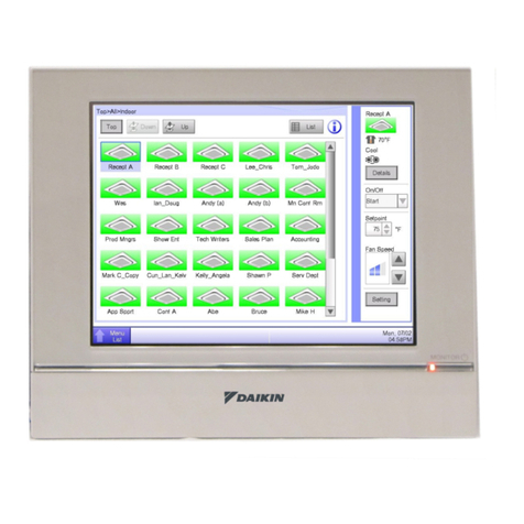 Daikin intelligent Touch Manager installation manual