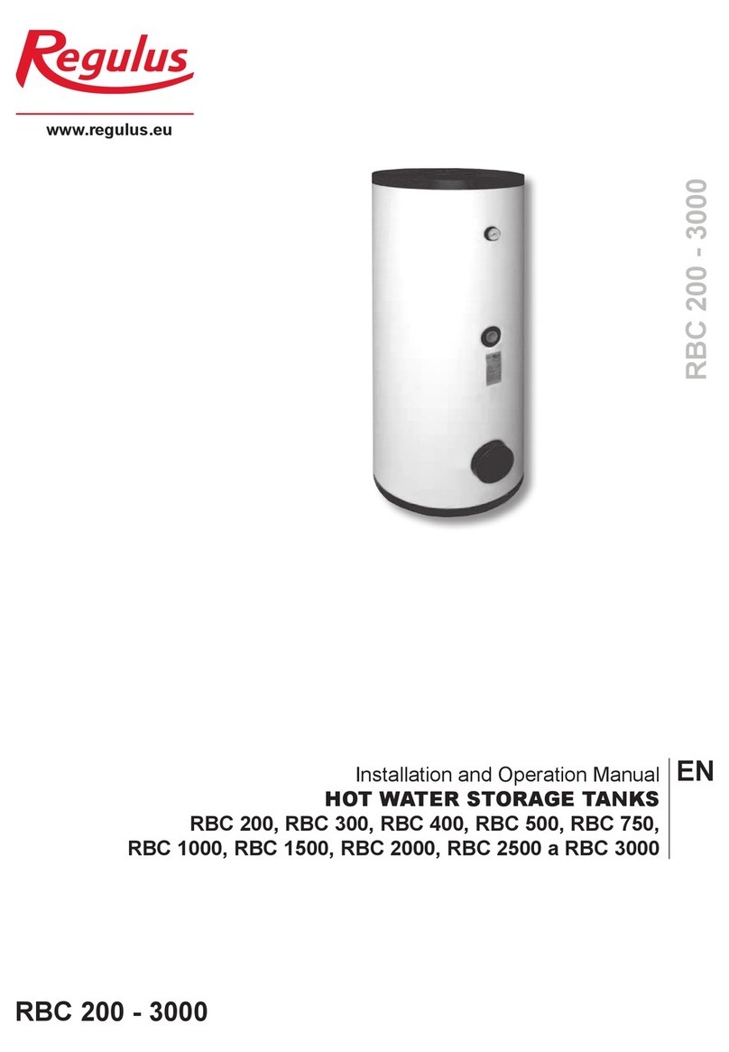 Regulus RBC 200 Installation and operation manual